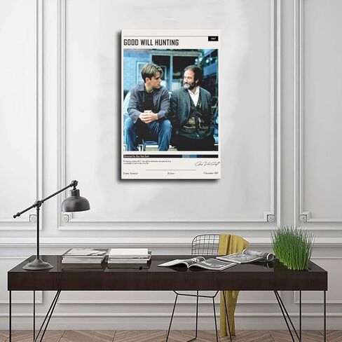QUNAN Movie Poster Good Will Hunting Canvas Poster Unframe:12x18inch(30x45cm) in Saudi Arabia