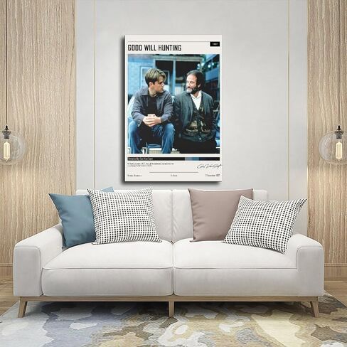 QUNAN Movie Poster Good Will Hunting Canvas Poster Unframe:12x18inch(30x45cm) in Saudi Arabia