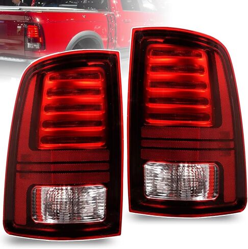 LED Tail Lights Compatible With 2013-2018 Dodge Ram 1500 2500 3500 Driver and Passenger Side Taillights Replace 68093081AB, 68093081AC, CH2800202 in Saudi Arabia