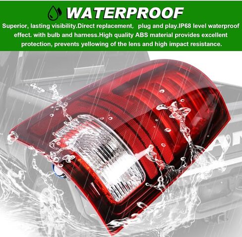LED Tail Lights Compatible With 2013-2018 Dodge Ram 1500 2500 3500 Driver and Passenger Side Taillights Replace 68093081AB, 68093081AC, CH2800202 in Saudi Arabia