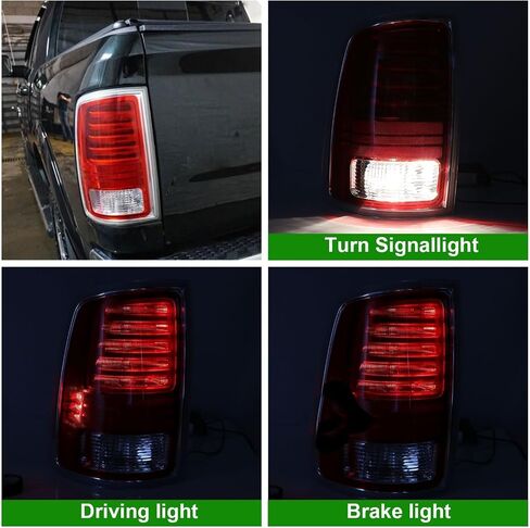 LED Tail Lights Compatible With 2013-2018 Dodge Ram 1500 2500 3500 Driver and Passenger Side Taillights Replace 68093081AB, 68093081AC, CH2800202 in Saudi Arabia