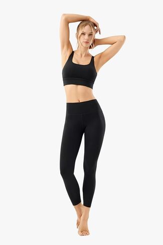 Women Yoga Leggings High Waist Tummy Control Yoga Pants Second Skin for Fitness Athletic Running Workout Suits in Saudi Arabia