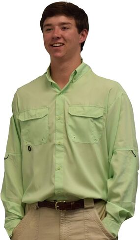 Heybo Outsdoors Performance Boca Grande LS Vented Fishing Shirt 30+ UPF Adult Fishing Shirt, Breathable and Lightweight in Saudi Arabia