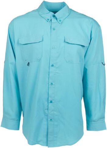Heybo Outsdoors Performance Boca Grande LS Vented Fishing Shirt 30+ UPF Adult Fishing Shirt, Breathable and Lightweight in Saudi Arabia