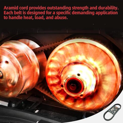 3211215 3211183 Snowmobile Drive Belt Compatible with Rush XCR Polaris 800 Pro-RMK/RMK Assa/SKS 850 Pro-RMK Pro-RMK/RMK Assa/SKS in Saudi Arabia