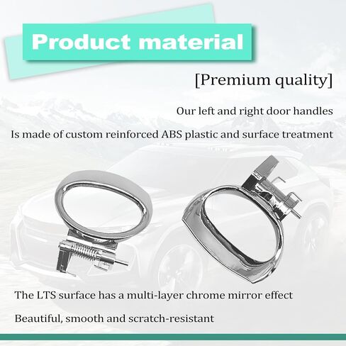 Interior Door Handle Front or Rear Left Driver Side Door Handle Compatible with 2006 2007 2008 2009 2010 2011 Chevy HHR, Replaces# 88529 19299614 in Kuwait