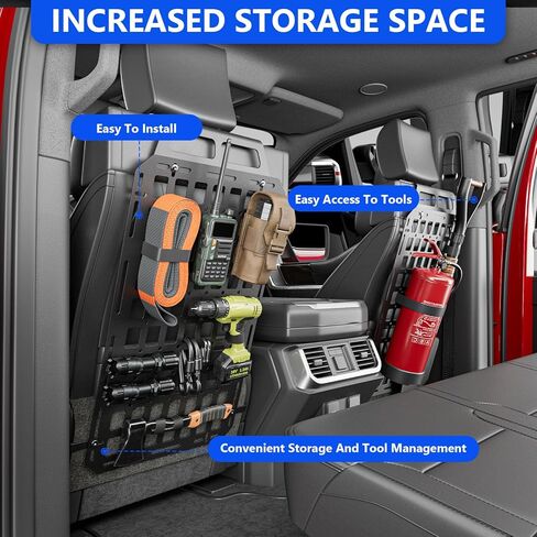 Seat Back Molle Panel Compatible with 2015-2024 Ford F-150 Seat Back Organizers Molle Tactical Truck Organizer Replacement for 2015-2024 Ford F150 Accessories(2PCS) in Kuwait