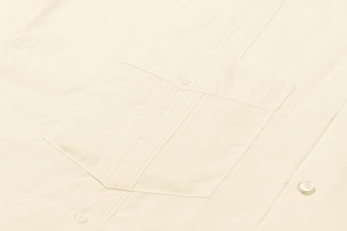 قمصان MAXJON الرجالية Guayabera قمصان كاجوال بأكمام قصيرة مع أربعة جيوب، قمصان صيفية للشاطئ in Kuwait