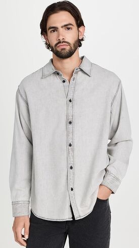 rag & bone Men's Denim Matthew Shirt in Saudi Arabia