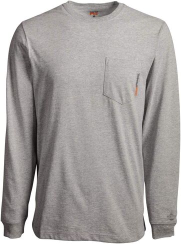 Timberland PRO Men's Base Plate Long Sleeve T-Shirt with Chest Pocket Big & Tall in Saudi Arabia