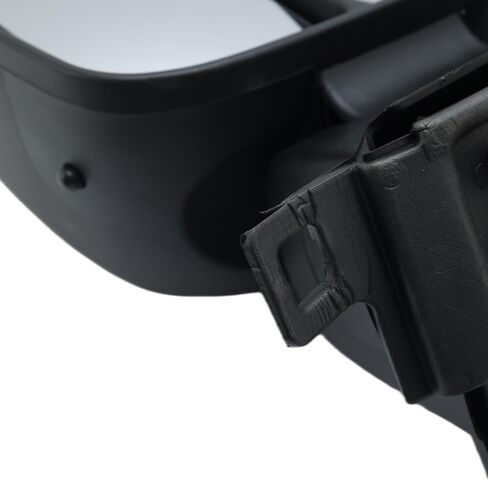 Left Driver Side Mirror Compatible with 2014-2024 Ram Promaster 1500/2500/3500,Mirrors with Heated,Power Glass,Turn Signals Light,Temperature Sensor,Replaces# 5VE99JXWAD(Short Arm)8+2Pins in Saudi Arabia
