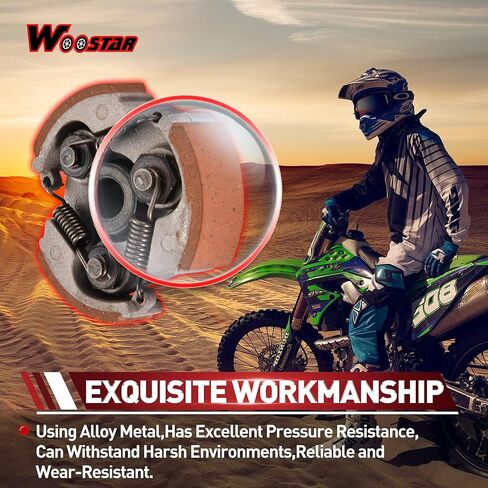 WOOSTAR Motorcycle Heavy Duty Clutch Pad with 3 Springs Replacement for 2 Stroke 47cc 49cc Mini Quad Dirt Pit Bike Pocket Bike ATV 4 Wheeler Scooter in Saudi Arabia