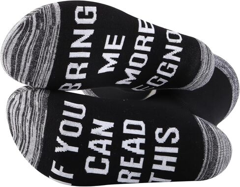 CENWA 1 Pair Eggnog Socks Eggnog Lover Socks Eggnog Gift If You Can Read This Bring Me More Eggnog Socks in Kuwait