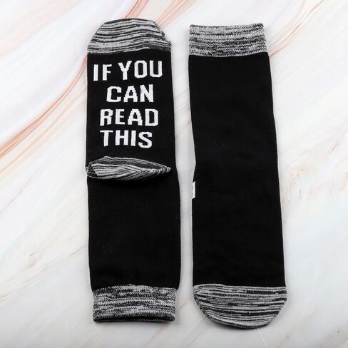 CENWA 1 Pair Eggnog Socks Eggnog Lover Socks Eggnog Gift If You Can Read This Bring Me More Eggnog Socks in Kuwait