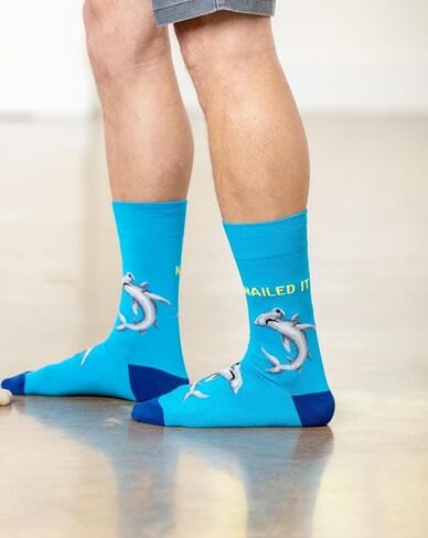 جوارب Hot Sox الرجالية المرحة - عبوات مكونة من 6 و8 أزواج - هدايا مبتكرة رائعة ومضحكة in Saudi Arabia