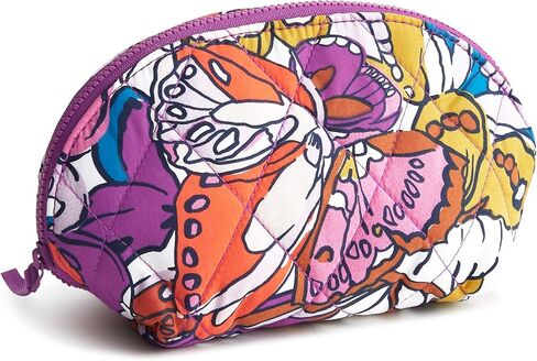 Vera Bradley Women's Nylon Mini Dome Cosmetic Makeup Bag in Saudi Arabia