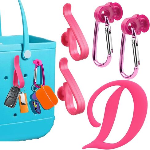 Letter Charms for Bogg Bag, Key Holder for Bogg Bag, Alphabet Lettering Accessories Letter Handbag Beach Tote Bag in Kuwait