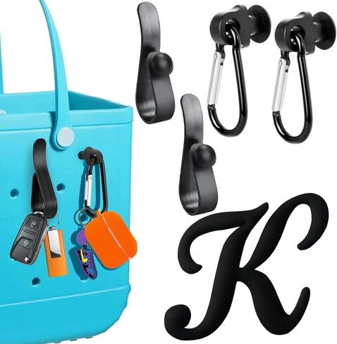 Letter Charms for Bogg Bag, Key Holder for Bogg Bag, Alphabet Lettering Accessories Letter Handbag Beach Tote Bag in Kuwait