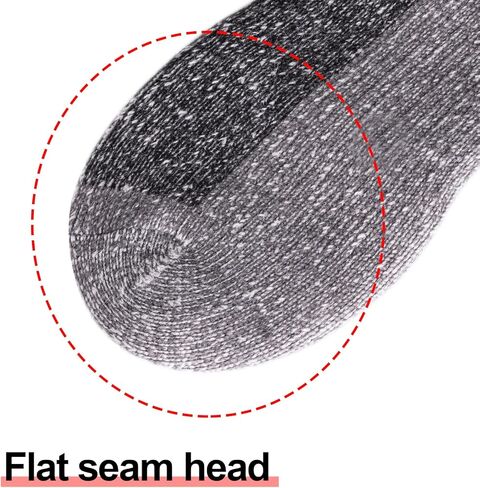 Womens Merino Wool Socks Comfort Cozy Fleece Thermal Warm Socks Padded Winter Work Boot Socks For Women, 2 Pairs in Kuwait