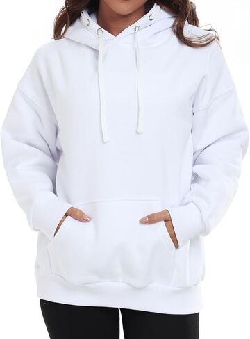Womens Oversized Hoodies Fleece Sweatshirts Long Sleeve Casual Winter Clothes outfits Fall Pullover Sweaters in Saudi Arabia