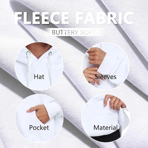 Womens Oversized Hoodies Fleece Sweatshirts Long Sleeve Casual Winter Clothes outfits Fall Pullover Sweaters in Saudi Arabia
