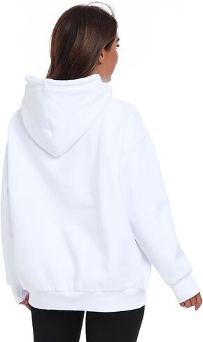 Womens Oversized Hoodies Fleece Sweatshirts Long Sleeve Casual Winter Clothes outfits Fall Pullover Sweaters in Saudi Arabia