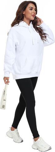 Womens Oversized Hoodies Fleece Sweatshirts Long Sleeve Casual Winter Clothes outfits Fall Pullover Sweaters in Saudi Arabia