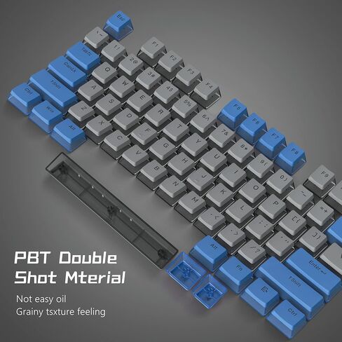Womier Pudding Keycaps - PBT Shine Through Keycaps, 165 Keys Keycaps Set, Custom Keycaps for 61/68/84/87/82/100 Cherry Gateron MX Switches Mechanical Keyboard, Black in Saudi Arabia