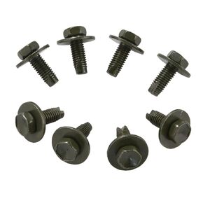 RLB-HILON 8PCS Skid Plate Splash Shield Cover Bolts Compatible with Toyota 4Runner Tacoma Tundra Sequoia FJ Cruiser and More, for 90080-11373 Suspension Crossmember and Under Cover
