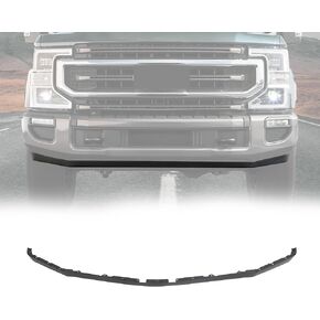 KUAFU Front Lower Deflector Valance Panel Compatible with 2020-2022 Ford F250 F350 F450 F550 Super Duty LC3Z-17626-CA Bumper Valance (Tremor Package Only) Plastic (PP) Black