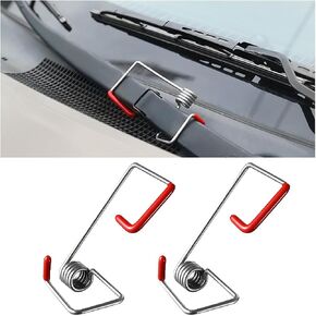 Mandark 2PCS Car Windshield Wiper Arm Pressure Spring Booster, Vehicle Wipng Arm Spring Puller Tool Replacement Kit for Improving Visibility in Rain/Snow, Universal for SUV, Truck, RV（Blue）