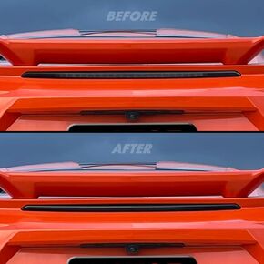 SlickMod PreCut Vinyl Smoke Tint for 2020-2022 Chevy Corvette C8 Tail Light (1. Full Taillight, 20 Dark Smoke)