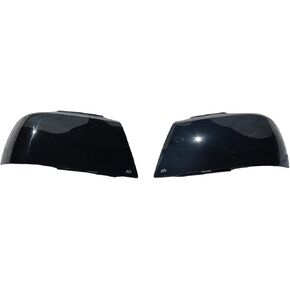 Auto Ventshade [AVS] Headlight Covers | Fits 2020 - 2024 Jeep Gladiator, 2018 - 2024 Jeep Wrangler JL, Dark Smoke | 37289