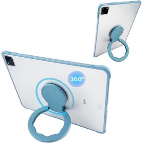 Tablet Ring Holder -Tablet Stand Adjustable Universal Tablet Hand Strap Holder, 360 Degrees Handle Grip Handle Grip with Adhesive Patch for iPad/Galaxy Tab and All 7-11" Tablets,(Blue)