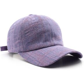 Vintage Striped Baseball Cap Unconstructed Soft Dad Hats Adjustable Fashion Trucker Hat for Mens Womens Headwear