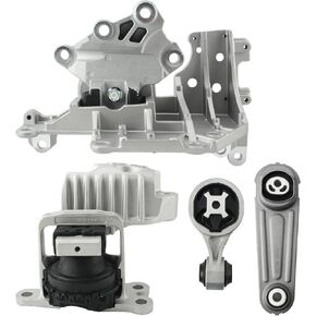 AUTOKAY Motor Mount Kit Set for Nissan Rogue 2.5L 14-17 Engine - Auto Transmission 9857 9858 9903 9902 4pc
