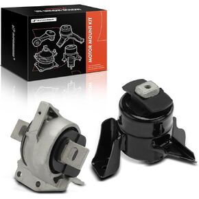 A-Premium 2-PC Set Engine Motor Mount and Transmission Mount Kit Compatible with Ford Fusion 2006-2012 & Mazda 6 2009-2013 & Mercury Milan 2010-2011, 2.3L 2.5