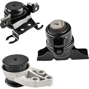 JDMON 3Pcs Engine Motor & Transmission Mount Kit Replacement for Ford Escape Mazda Tribute L4 2.0L 2001 2002 2003 2004 Compatible with A5304, A5293, A5292, EM-3056, 3056, EM-3037, EM-3057