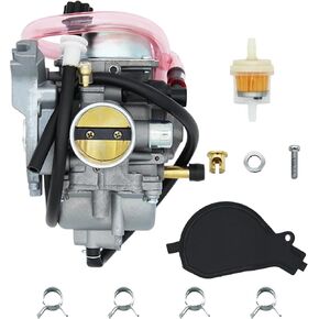 Carburetor Compatible for 2002-2007 Suzuki LTF400 Suzuki Eiger 400 2x4 4x4 LT-F400 |for Suzuki Eiger 400 LTA400 LTA400F| Replace # 13200-38F4V LTF400 LTF400F 2X4 4X4 Carb