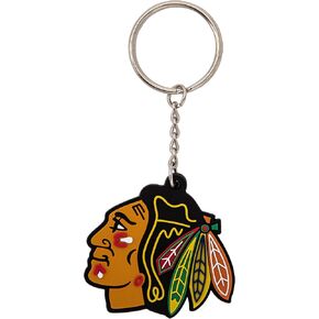 Desert Cactus Chicago Blackhawks Keychain NHL National Hockey League Car Keys Holder (PVC)