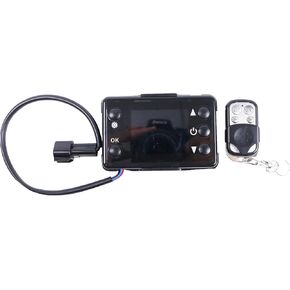ZTUOAUMA 12V 24V LCD Monitor Controller Thermostat Switch with 4-Button Remote Control for 2KW 3KW 5KW 8KW Diesel Parking Heater Air Heaters