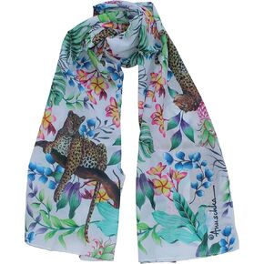 Anuschka Women's Original Printed Artwork Chiffon Scarf