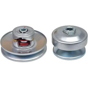 AlveyTech 3/4" Bore Driven Pulley 1" Bore Driver Clutch Pulley Series 40 Go Kart Torque Converter Kit