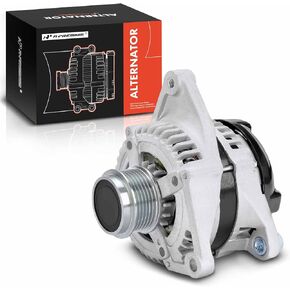 A-Premium Alternator Compatible with Toyota Highlander 2010-2014, Venza 2010-2015, L4 2.7L, 12V 130A 6-Groove Clutch Pulley Clockwise