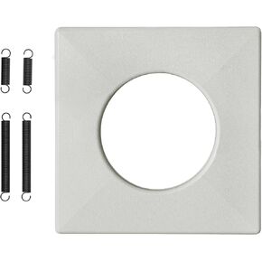 S97010319 Bathroom Exhaust Fan Cover For Broan Heating Lampshade Grille w/Springs 97010319 Compatible with Bulb Heater 161,162,9412D-R01,9417DN-R01