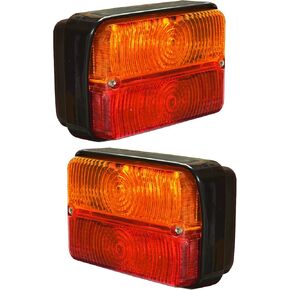 Rear Tractor Light Assembly 12V Tail Light Assembly Set With Bulb Side Indicator Light 3649003M91 Tractor Lights For Claas Torion 535, Iseki Tractor Landini Tractor Massey Ferguson Tractor Lights