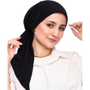 Pretied Head Scarf for Women- Adjustable Headwrap for Hair Loss Cancer, Chemo Scarf Headwear, Elastic Fit for All Head Sizes