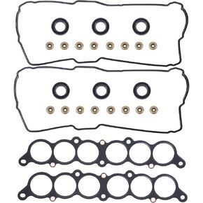 VS50422R Engine Valve Cover Gasket & Fuel Injection Plenum Gasket MS95899 for LEXUS ES300,Toyota 4runner Camry T100 Tacoma Tundra 1995 1996 1997 1998 1999 2000 2001 2002 2003 2004 3.4 L 5VZFE.