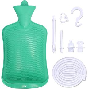 Coffee Enema Bag Kit, Douche Bag Combination Kit for Men and Women 5ft PVC Hose, 2L Capacity Water Colon Detox Cleanse Kit