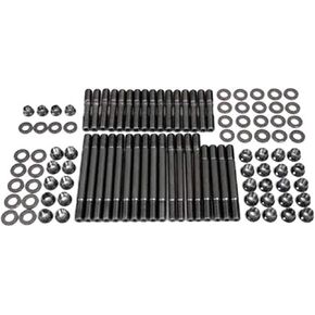ARP 234-4727 Pro Series Black Oxide 3/8" Step Stud Diameter 12-Point Cylinder Head Stud Kit for Small Block Chevy